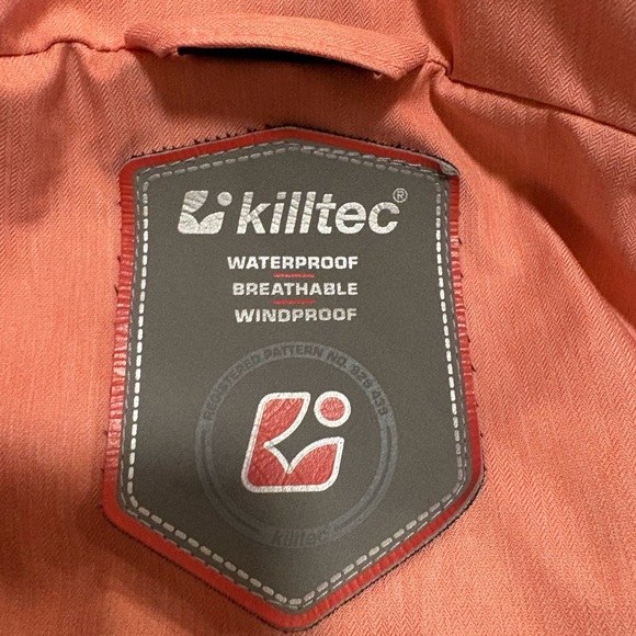 Killtec Waterproof Jacket – Women’s Coral/Peach - Picture 9 of 12